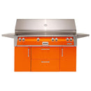 Alfresco ALXE 56-Inch Stainless Steel Freestanding Gas Grill w/ Sear Zone And Rotisserie