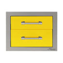 Alfresco 17-Inch Stainless Steel Soft-Close Double Drawer
