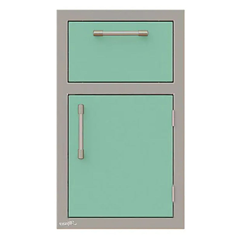 Alfresco 17-Inch Stainless Steel Right-Hinged Door & Paper Towel Holder Combo