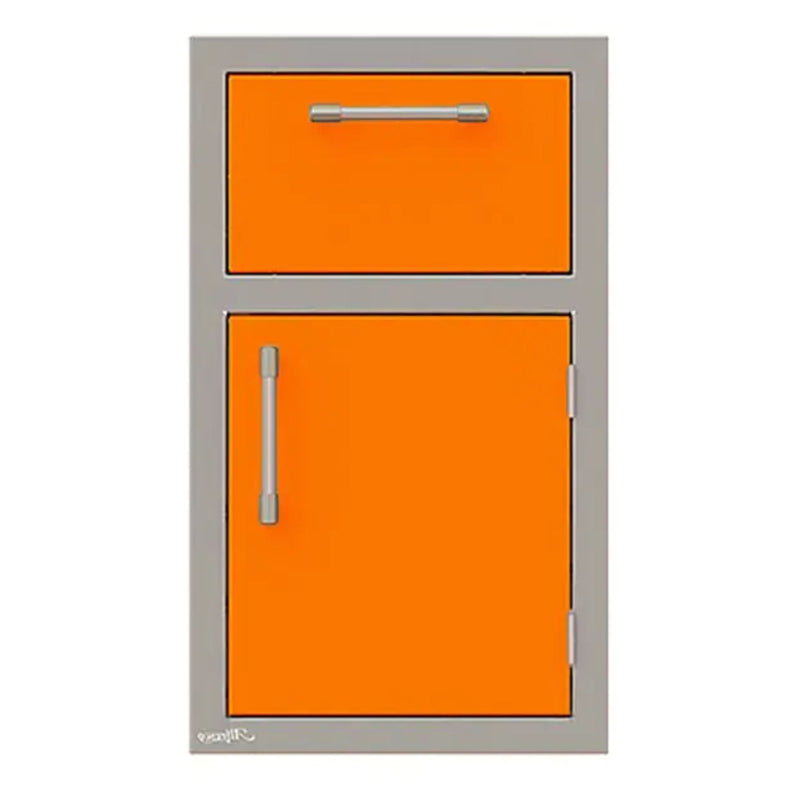Alfresco 17-Inch Stainless Steel Right-Hinged Door & Paper Towel Holder Combo