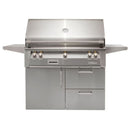 Alfresco Deluxe 42-Inch Stainless Steel Freestanding Gas Grill w/ Rotisserie & Sear Zone