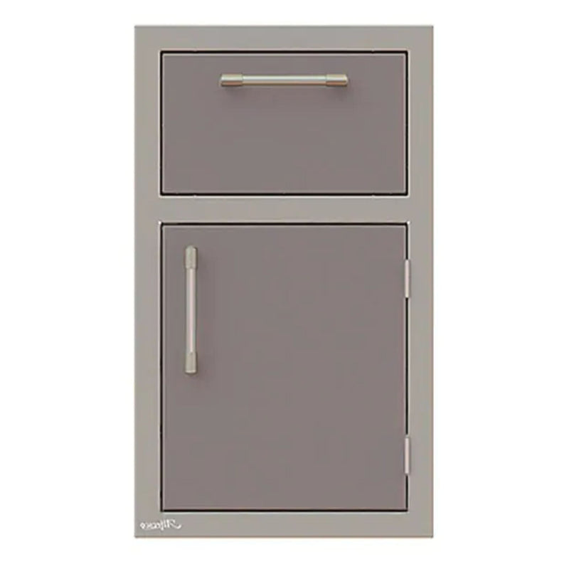 Alfresco 17-Inch Stainless Steel Right-Hinged Door & Paper Towel Holder Combo