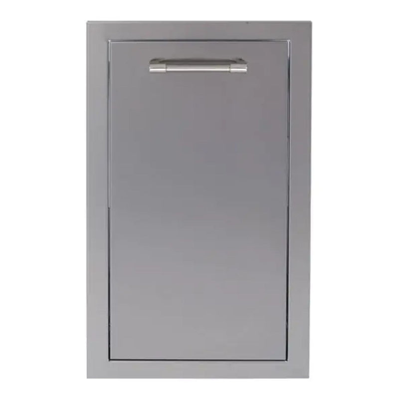 Alfresco 15-Inch Stainless Steel Soft-Close Roll-Out Trash Center