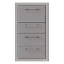 Alfresco 17-Inch Stainless Steel Triple Drawer & Paper Towel Holder Combo