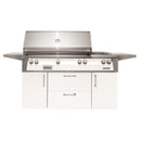 Alfresco Deluxe 56-Inch Stainless Steel Freestanding Gas Grill w/ Rotisserie & Side Burner