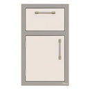 Alfresco 17-Inch Stainless Steel Left-Hinged Soft-Close Door & Drawer Combo