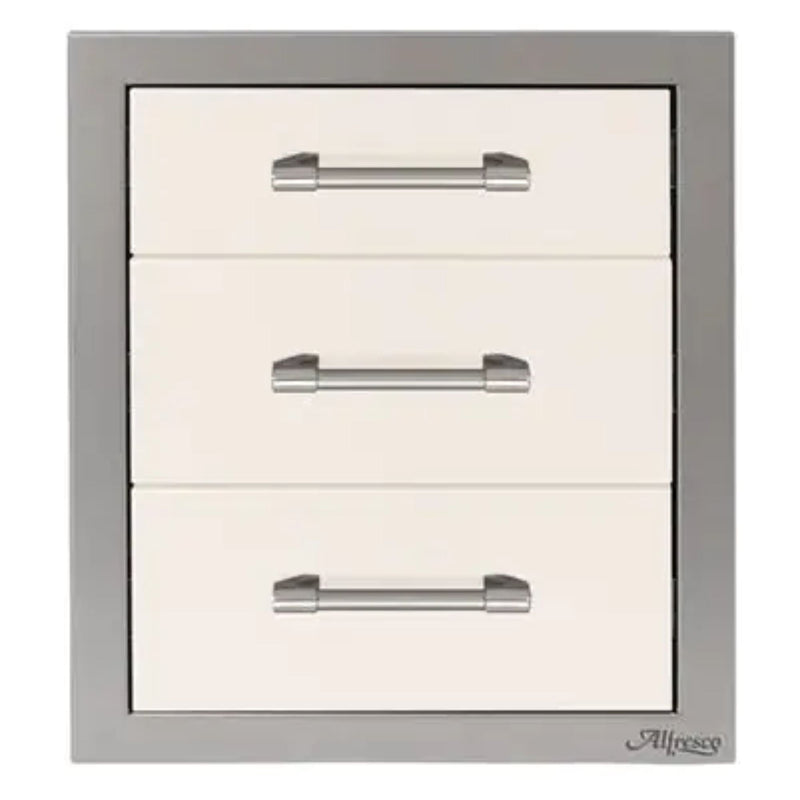 Alfresco 17-Inch Stainless Steel Soft-Close Triple Drawer