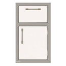 Alfresco 17-Inch Stainless Steel Right-Hinged Soft-Close Door & Drawer Combo