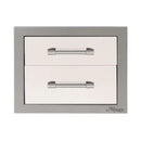 Alfresco 17-Inch Stainless Steel Soft-Close Double Drawer