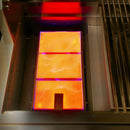 Alfresco 30" Luminous Orange Built-In Gas Grill with Sear Zone, Rotisserie & Smoker Drawer