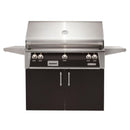 Alfresco 42" Freestanding Stainless Steel Gas Grill with Sear Zone, Rotisserie & Smoker System

