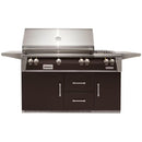 Alfresco 56-Inch Stainless Steel Freestanding Gas Grill w/ Refrigerated Cart, Rotisserie, Sear Zone & Side Burner