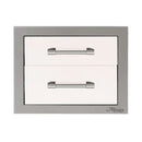 Alfresco 17-Inch Stainless Steel Soft-Close Double Drawer