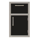 Alfresco 17-Inch Stainless Steel Right-Hinged Soft-Close Door & Drawer Combo