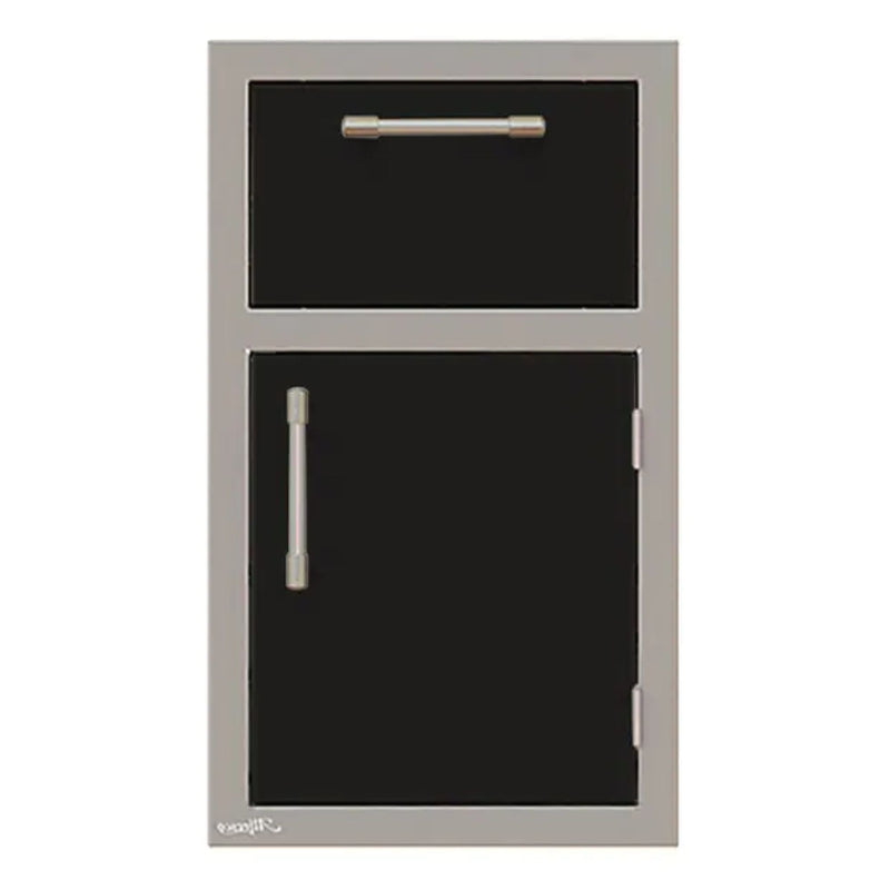 Alfresco 17-Inch Stainless Steel Right-Hinged Door & Paper Towel Holder Combo