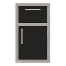 Alfresco 17-Inch Stainless Steel Right-Hinged Soft-Close Door & Drawer Combo