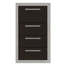 Alfresco 17-Inch Stainless Steel Triple Drawer & Paper Towel Holder Combo