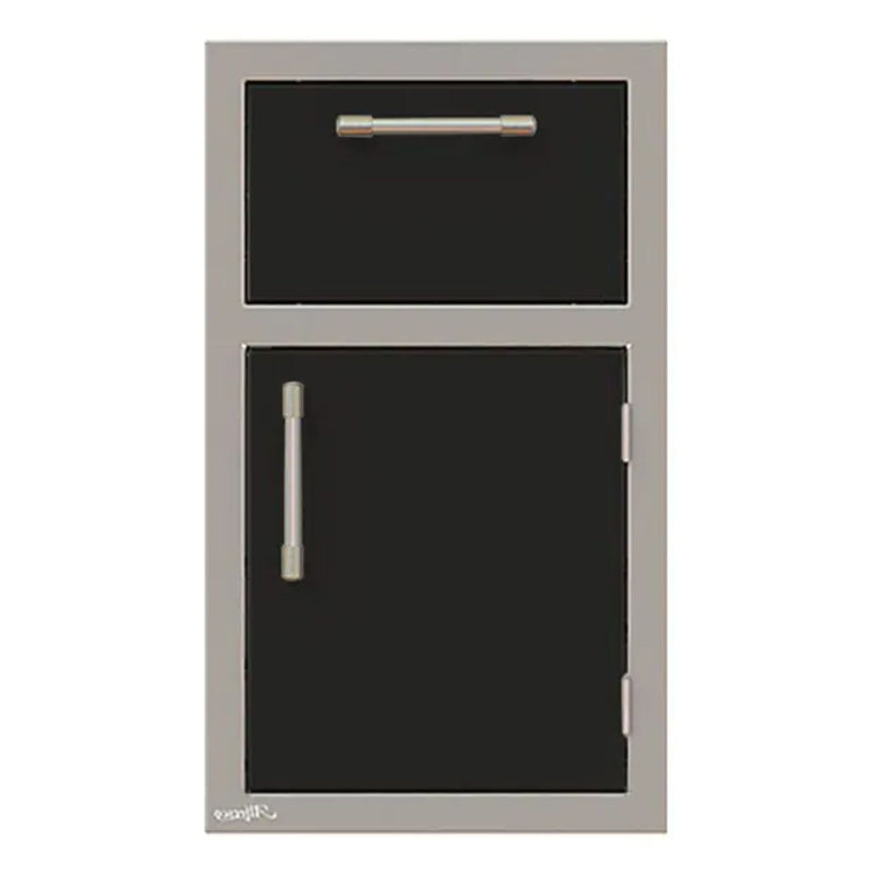 Alfresco 17-Inch Stainless Steel Right-Hinged Door & Paper Towel Holder Combo