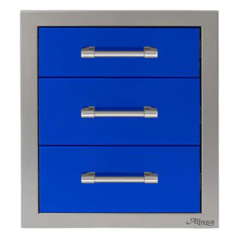 Alfresco 17-Inch Stainless Steel Soft-Close Triple Drawer