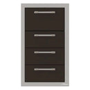 Alfresco 17-Inch Stainless Steel Triple Drawer & Paper Towel Holder Combo