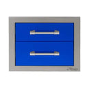Alfresco 17-Inch Stainless Steel Soft-Close Double Drawer
