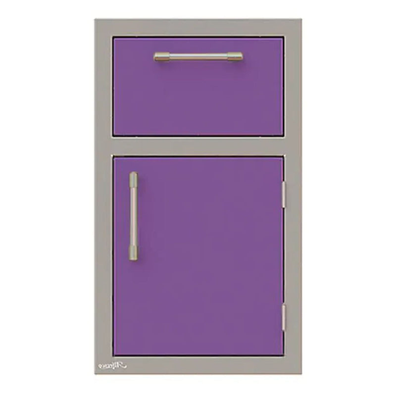 Alfresco 17-Inch Stainless Steel Right-Hinged Door & Paper Towel Holder Combo