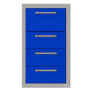 Alfresco 17-Inch Stainless Steel Triple Drawer & Paper Towel Holder Combo