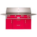 Alfresco ALXE 56-Inch Stainless Steel Freestanding Gas Grill w/ Sear Zone And Rotisserie