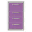 Alfresco 17-Inch Stainless Steel Triple Drawer & Paper Towel Holder Combo