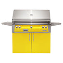 Alfresco 42" Freestanding Stainless Steel Gas Grill with Sear Zone, Rotisserie & Smoker System

