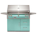 Alfresco 42-Inch Stainless Steel Freestanding Gas Grill w/ Rotisserie & Refrigerated Cart