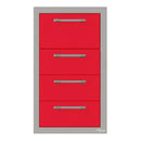 Alfresco 17-Inch Stainless Steel Triple Drawer & Paper Towel Holder Combo