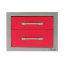 Alfresco 17-Inch Stainless Steel Soft-Close Double Drawer