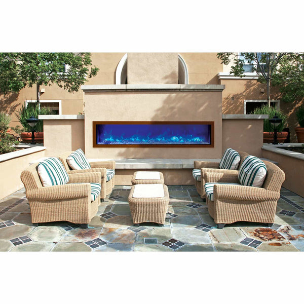 Amantii - 72" Panorama Slim Indoor or Outdoor Electric Fireplace