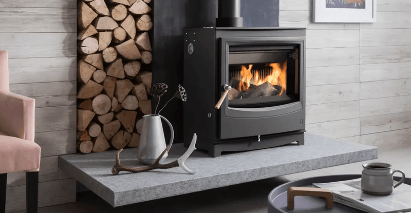 Arada Farringdon 1.6 Wood Stove with Catalytic Converter & Airwash Glass – AR201