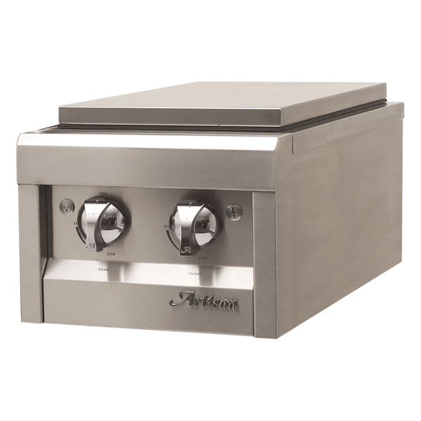 Artisan 14-Inch Built-In Double Side Burner with Electronic Ignition ARTP-SB2-NG/LP

