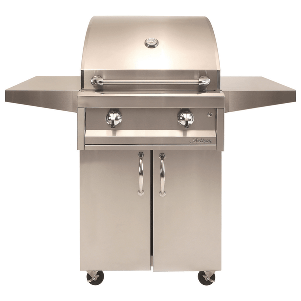 Artisan American Eagle 26-Inch Freestanding 2-Burner Gas Grill with Warming Rack AAEP-26C-NG/LP