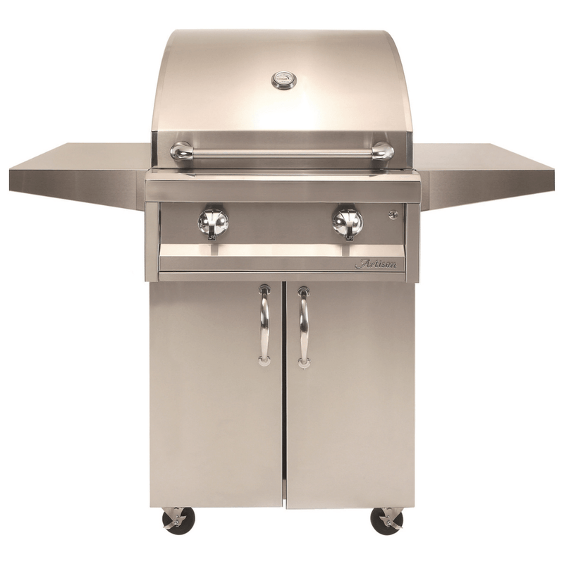 Artisan American Eagle 26-Inch Freestanding 2-Burner Gas Grill with Warming Rack AAEP-26C-NG/LP
