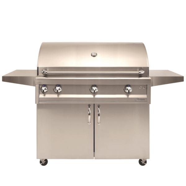 Artisan Professional 42-Inch Freestanding 3-Burner Gas Grill with Infrared Rotisserie & Halogen Light ARTP-42C-NG/LP