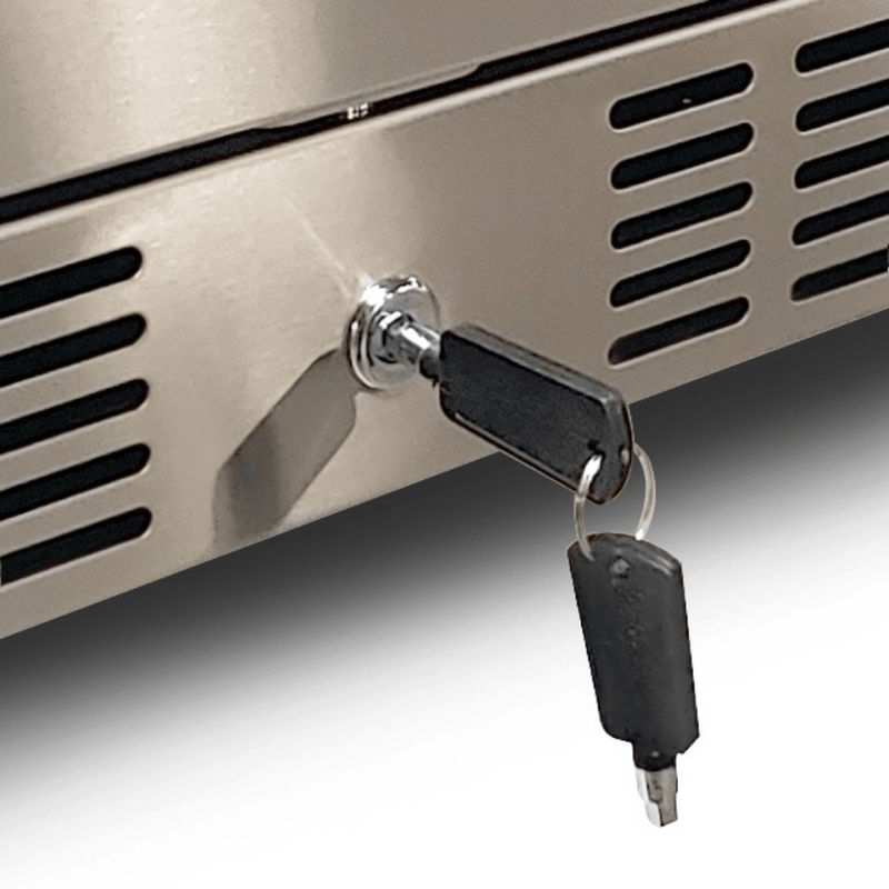 Artisan Digital Outdoor Refrigerator – Left Hinge, Stainless Steel – ART-BC24-L