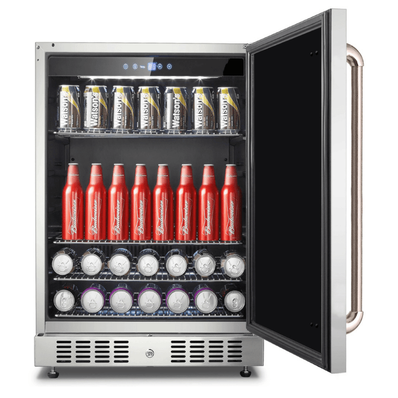 Artisan Digital Outdoor Refrigerator – Left Hinge, Stainless Steel – ART-BC24-L