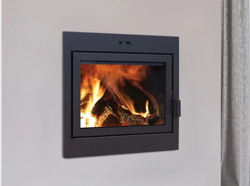 Astria Bainbridge - BIS  EPA Certified Wood-Burning Fireplace, Front Open, Circulating, Bainbridge EPA Wood Fp, White Smooth