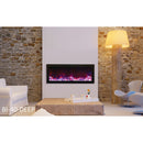 Amantii 50 Inch Panorama Slim BI-50-SLIM-OD Linear Indoor or Outdoor Electric Fireplace