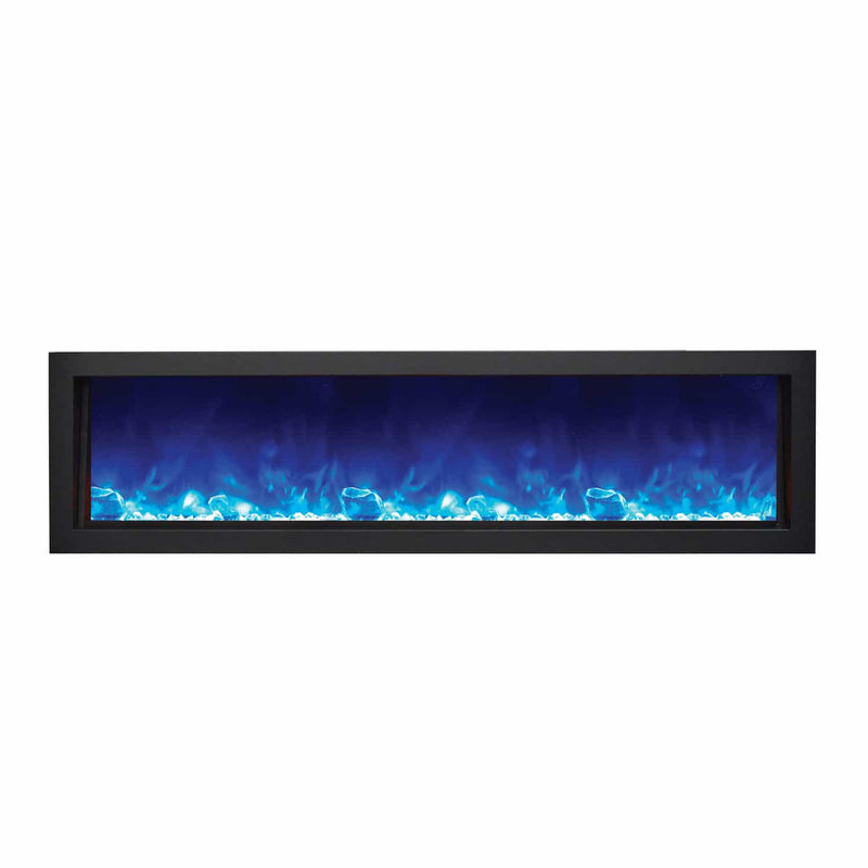 Amantii Panorama BI-88-DEEP-OD Deep 88 Inch linear Indoor or Outdoor Electric Fireplace