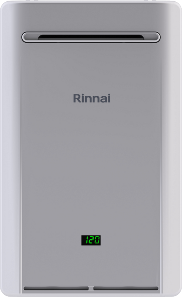 Rinnai - 8.5 GPM 180,000 BTU 120 Volt Outdoor Liquid Propane Tankless Water Heater - RE180EP