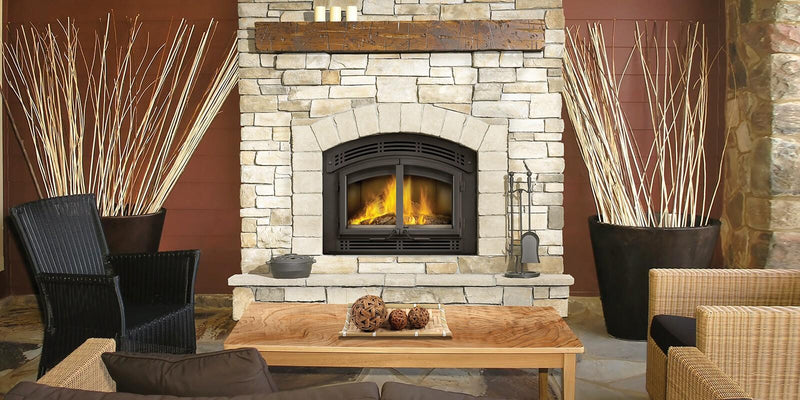 Astria Blackstone - 36 inch Wood-Burning Fireplace, Radiant and Louvered