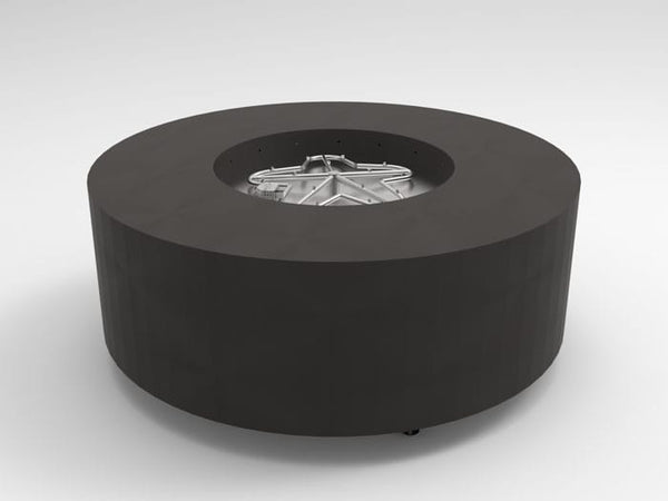 HPC Fire Agni 60" Liquid Propane Fire Pit with Heavy-Duty Powder-Coated Steel & Match Lit Ignition – Series AGNI60-MLFPK-LP