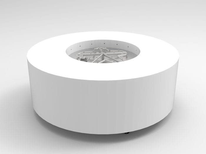 HPC Fire Agni Series 24VAC On/Off Electronic Ignition Fire Pit Enclosure – Powder-Coated Round Design