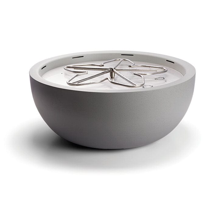 HPC Fire Powder-Coated Aluminum Match Lit Fire Pit Bowl