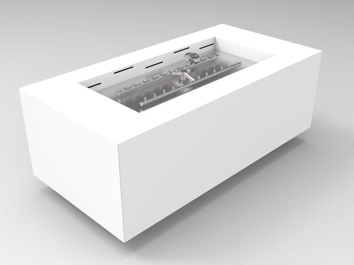 HPC Fire Tejas Series Fire Pit Enclosure with Flame-Sensing Push-Button Ignition – Natural Gas